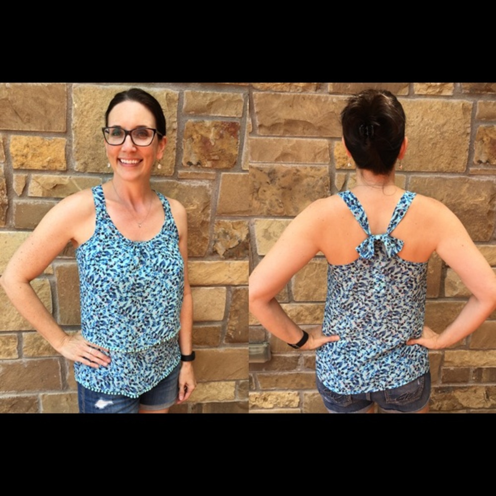 Papermoon Welton Bow Back Top